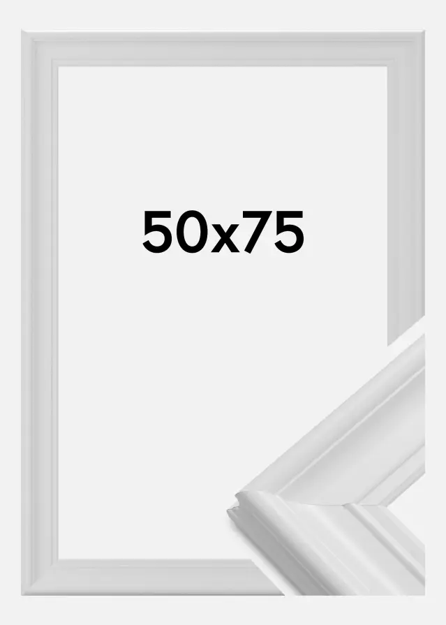 Ramme Mora Premium Hvid 50x75 cm