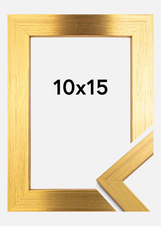 Ramme Gold Wood 10x15 cm