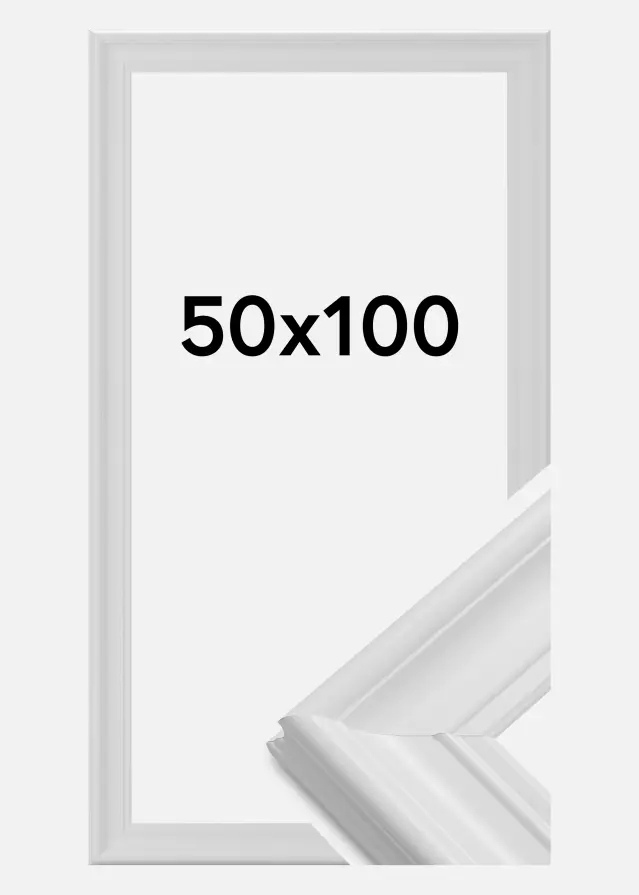Ramme Mora Premium Hvid 50x100 cm