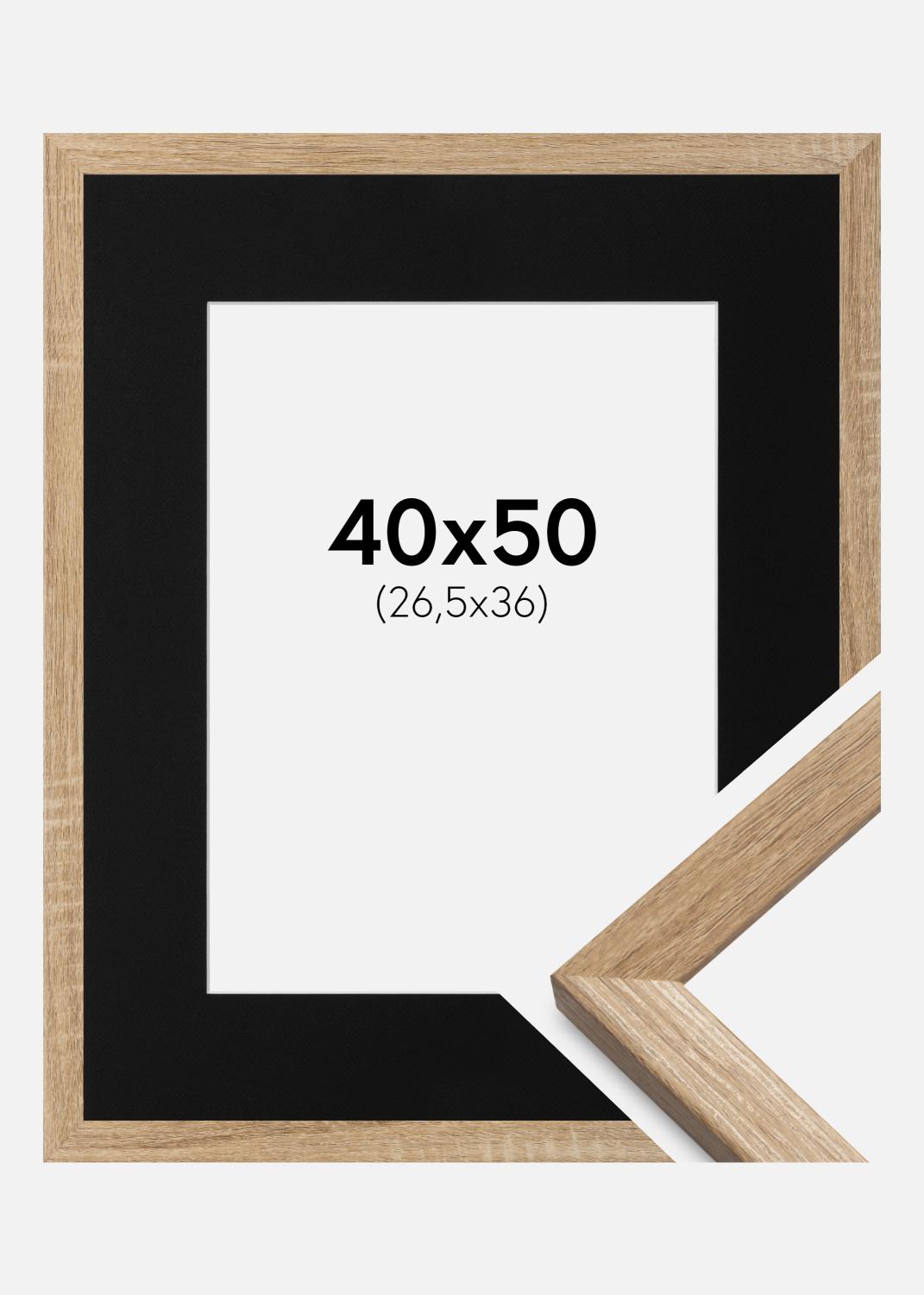 Product Image for Ramme Fiorito Lys Eg 40x50 cm - Passepartout Sort 27,5x37 cm