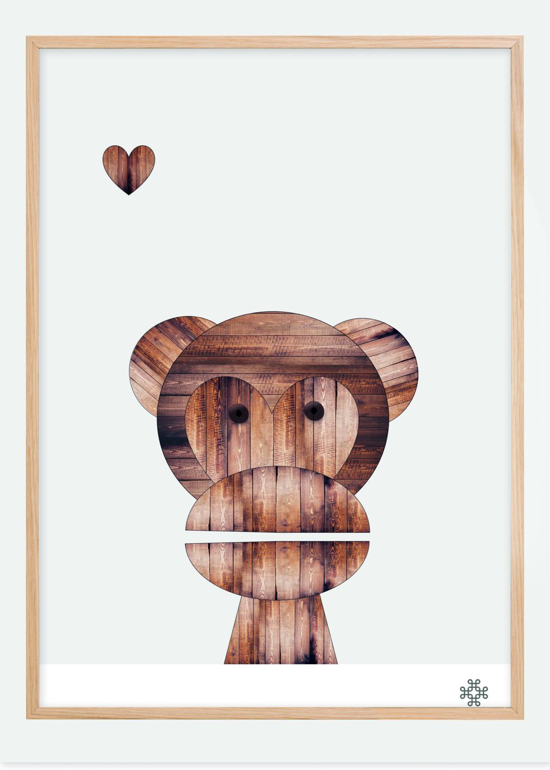 Product Image for Wood monkey Plakat (21x29.7 cm (A4))