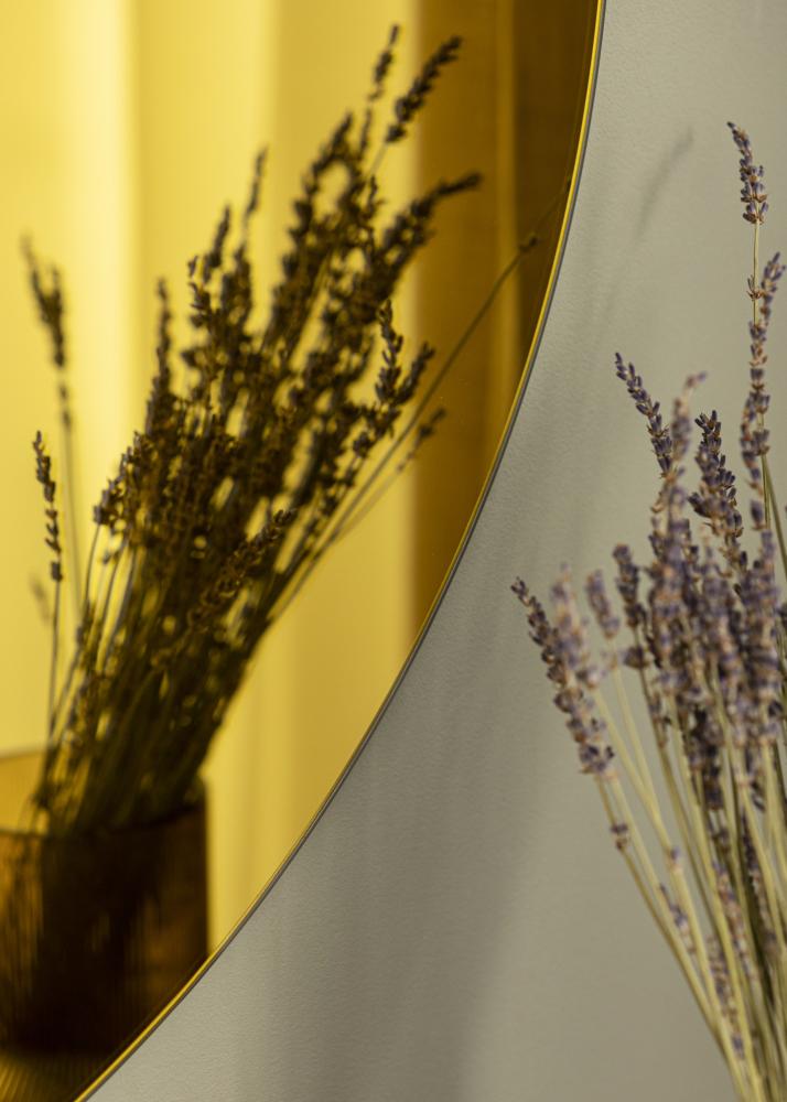 Spejl Rich Yellow 80 cm Ø
