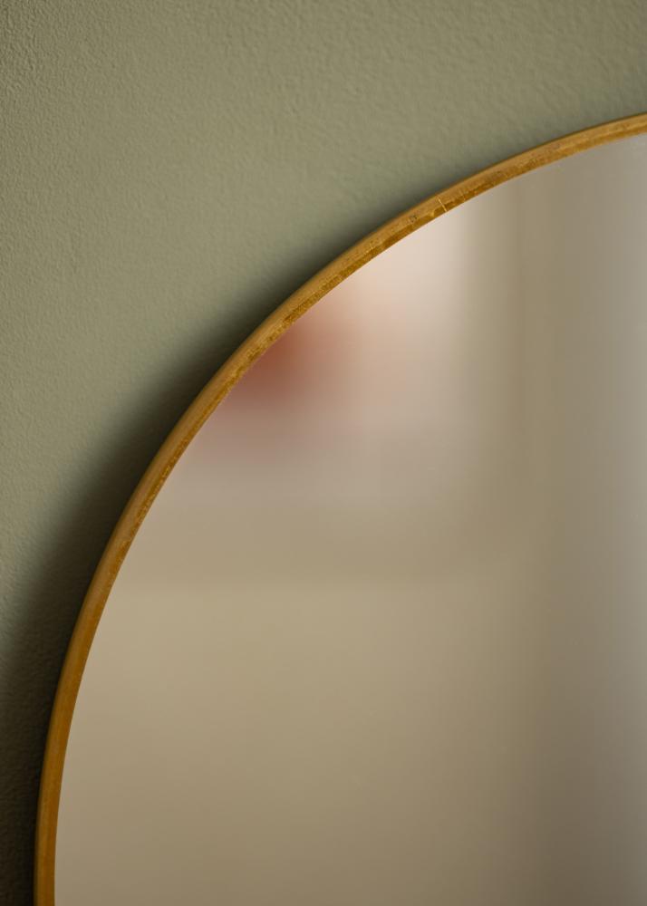 Spejl House Doctor The Loop Messing 32 cm Ø