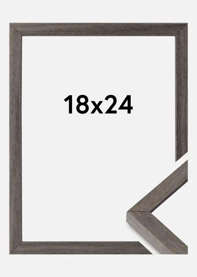 Ramme Ares Akrylglas Grey Oak 18x24 cm