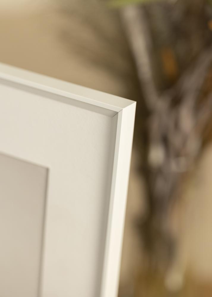 Ramme Desire Hvid 40x60 cm - Passepartout Hvid 25x50 cm