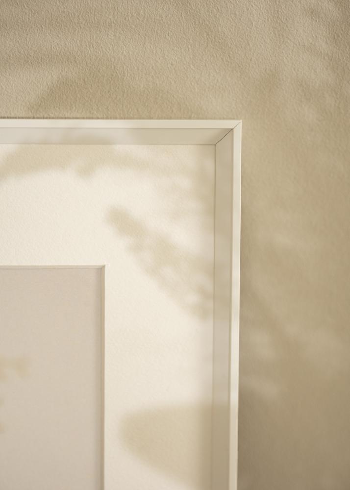 Ramme Desire Hvid 40x60 cm - Passepartout Hvid 25x50 cm