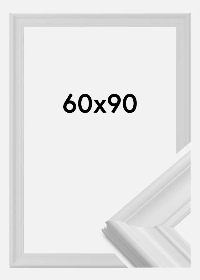 Ramme Mora Premium Hvid 60x90 cm