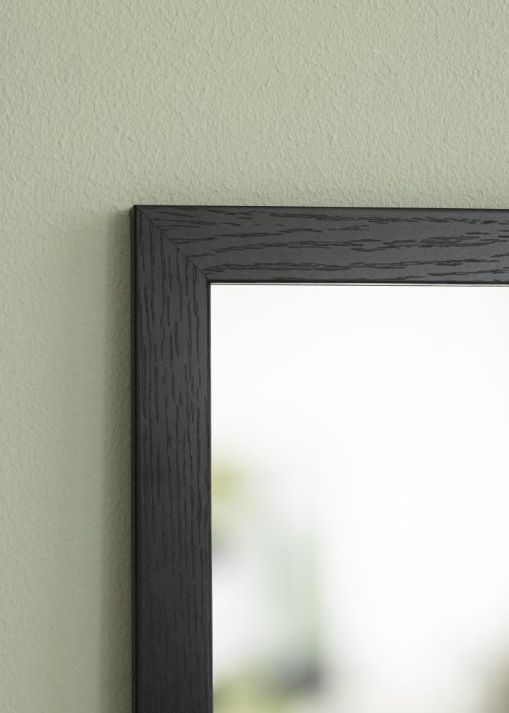 Spejl Overdoor Sort 34x126 cm