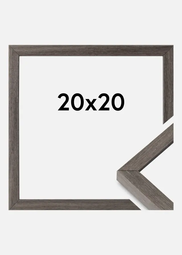 Ramme Ares Akrylglas Grey Oak 20x20 cm