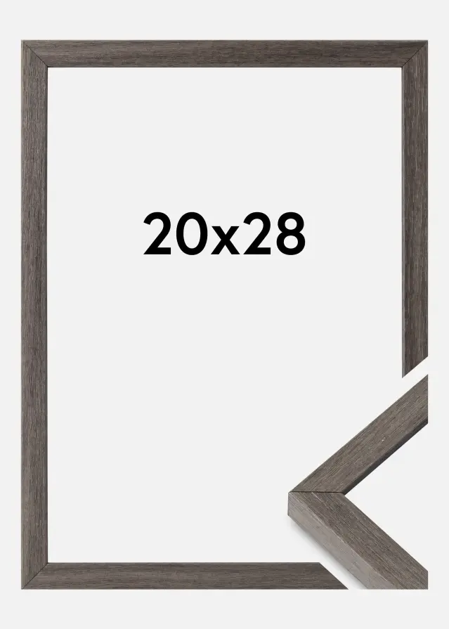 Ramme Ares Akrylglas Grey Oak 20x28 cm