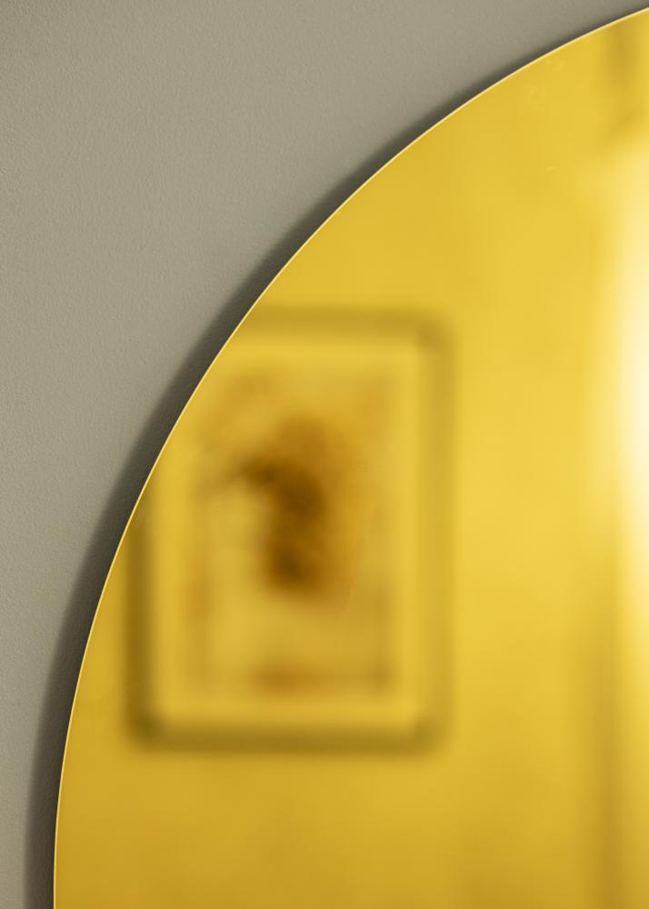 Spejl Rich Yellow 80 cm Ø