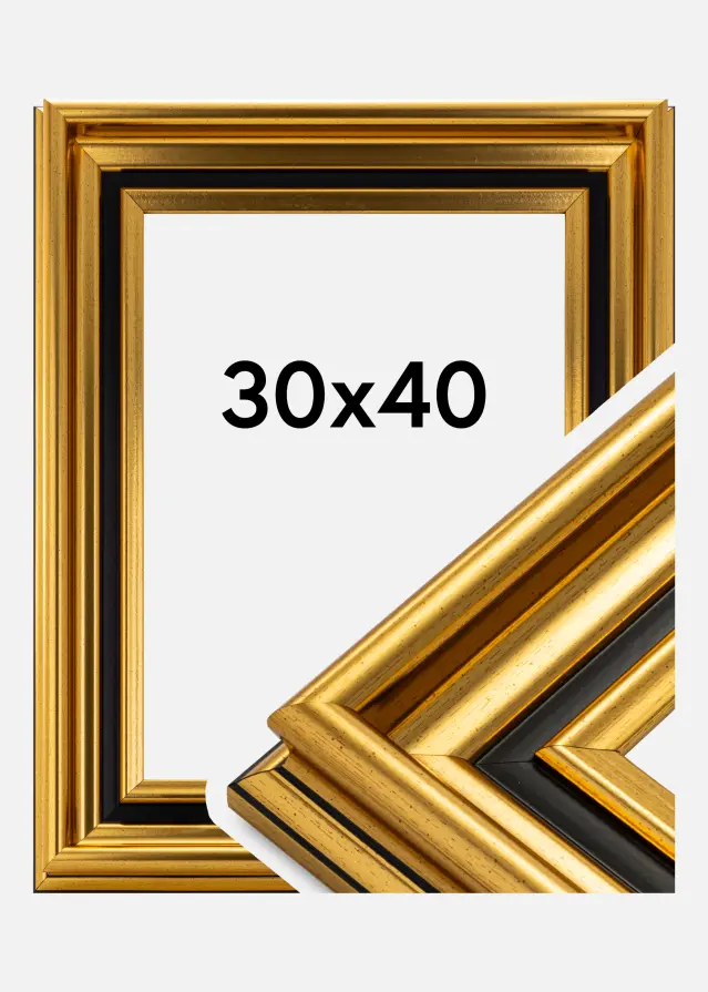 Ramme Gysinge Premium Guld 30x40 cm