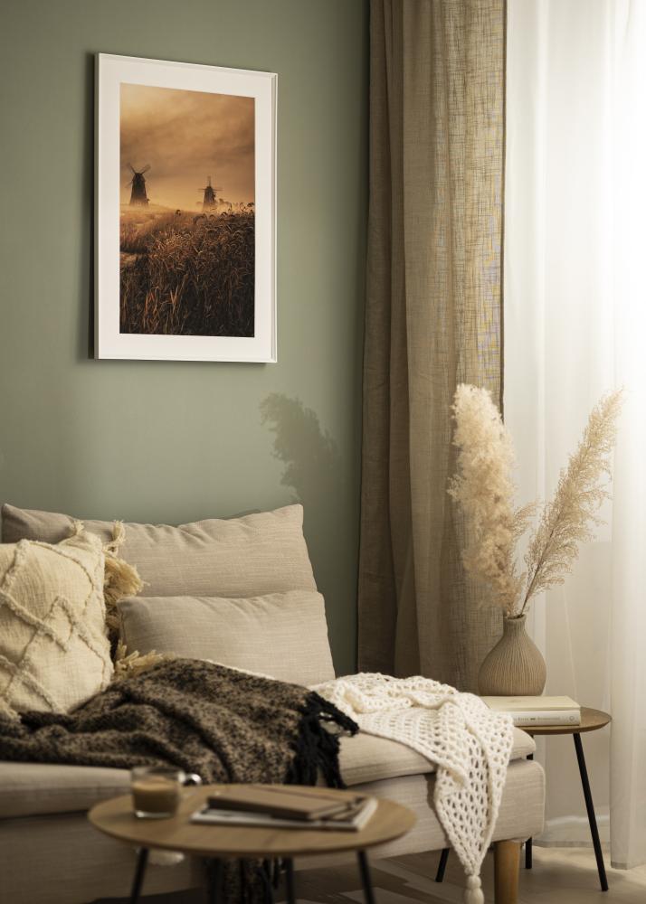 Ramme Desire Hvid 40x60 cm - Passepartout Hvid 25x50 cm