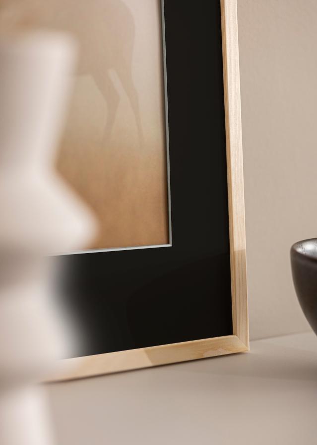 Ramme Galant Fyr 45x60 cm - Passepartout Sort 30x45 cm