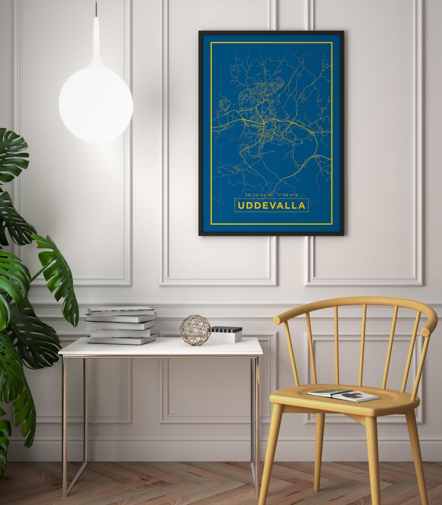 Map - Uddevalla - Blue