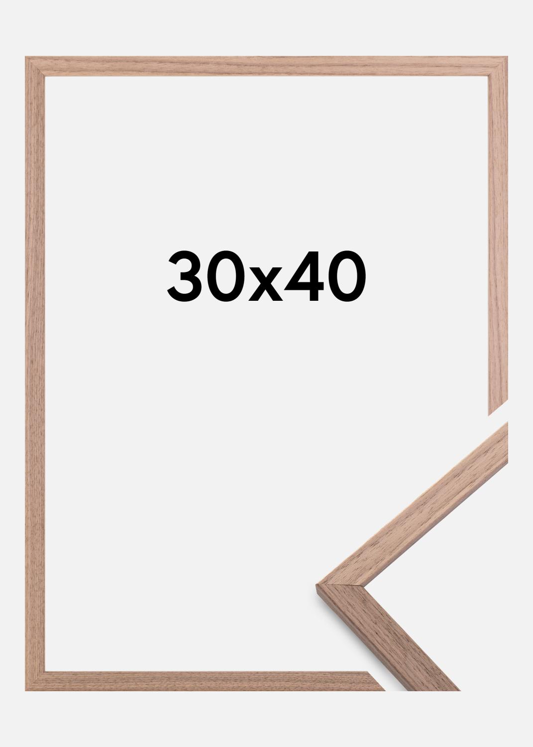 Product Image for Ramme Edsbyn Akrylglas Lys Valnød 30x40 cm
