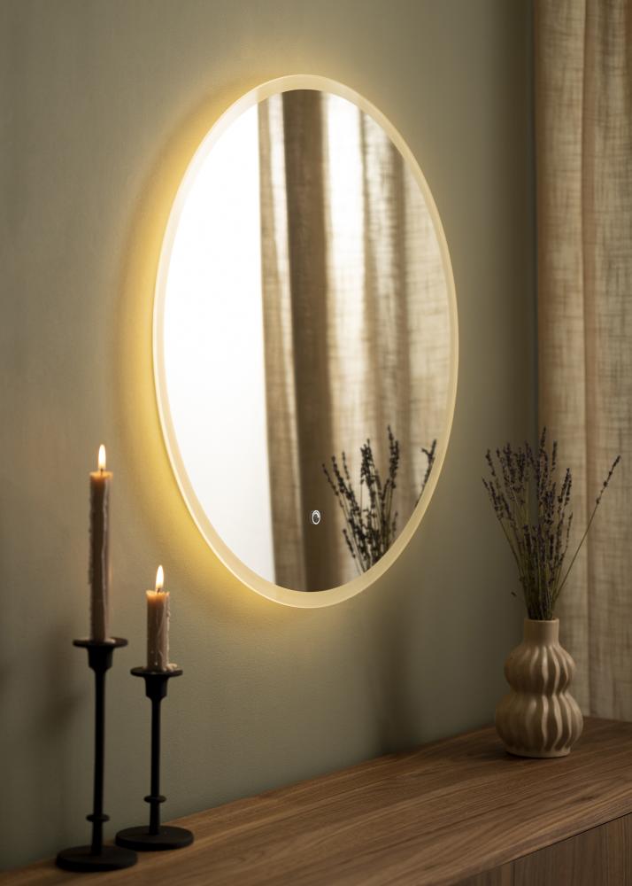 KAILA Spejl Frost LED 70 cm Ø