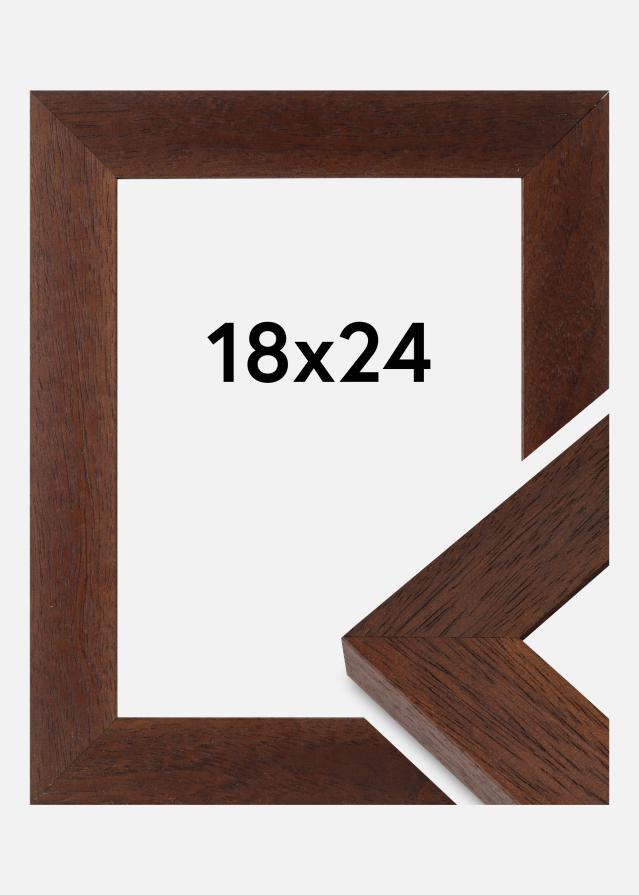 Ramme Juno Akrylglas Teak 18x24 cm