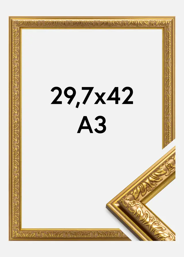 Ramme Nostalgia Guld 29,7x42 cm (A3)