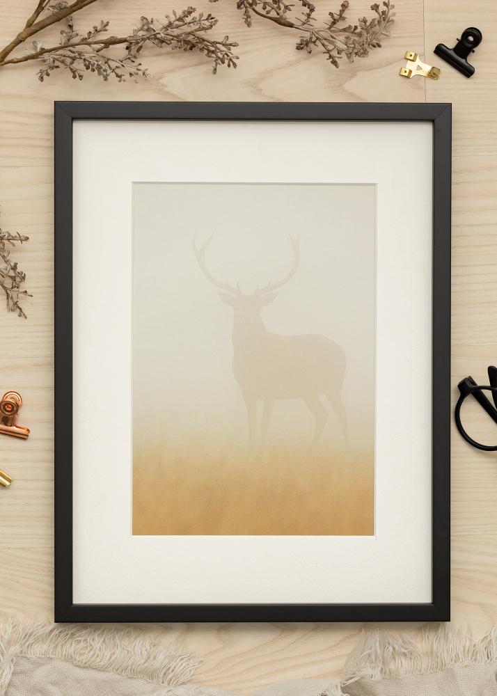 Ramme Exklusiv Sort 50x50 cm