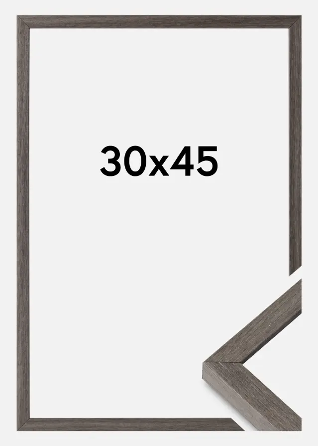 Ramme Ares Akrylglas Grey Oak 30x45 cm