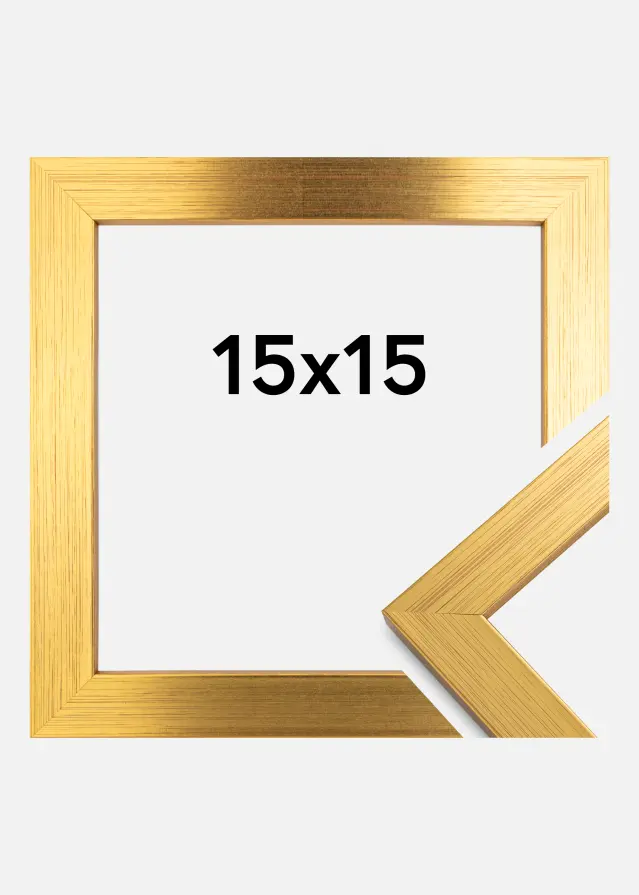 Ramme Gold Wood 15x15 cm