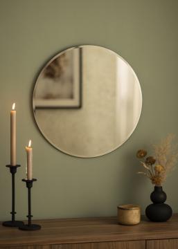 KAILA Rundt Spejl Dark Bronze Deluxe 50 cm Ø