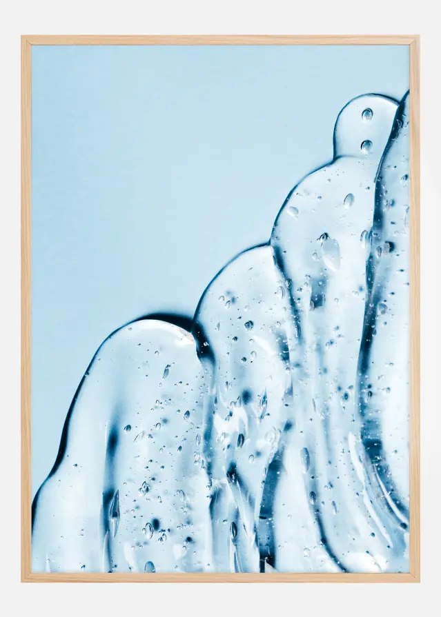Blue Gel Plakat