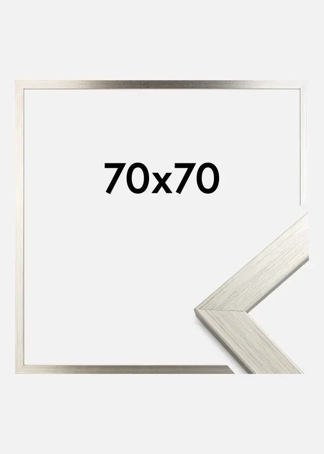 Ramme Silver Wood 70x70 cm