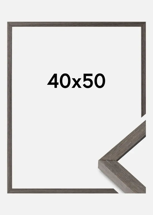 Ramme Ares Akrylglas Grey Oak 40x50 cm
