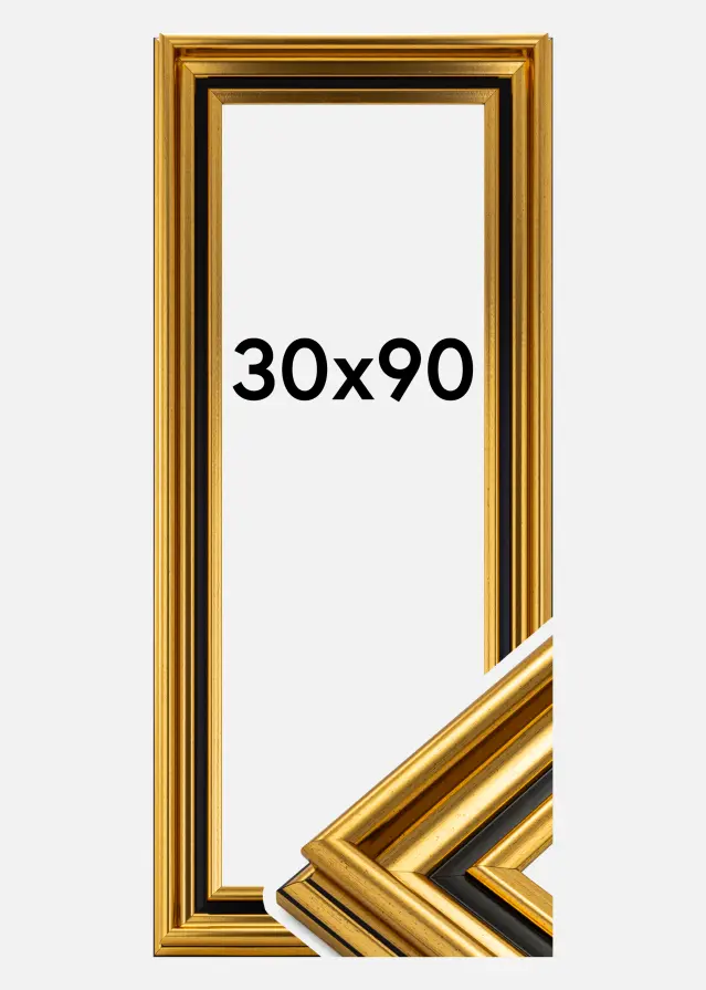 Ramme Gysinge Premium Guld 30x90 cm