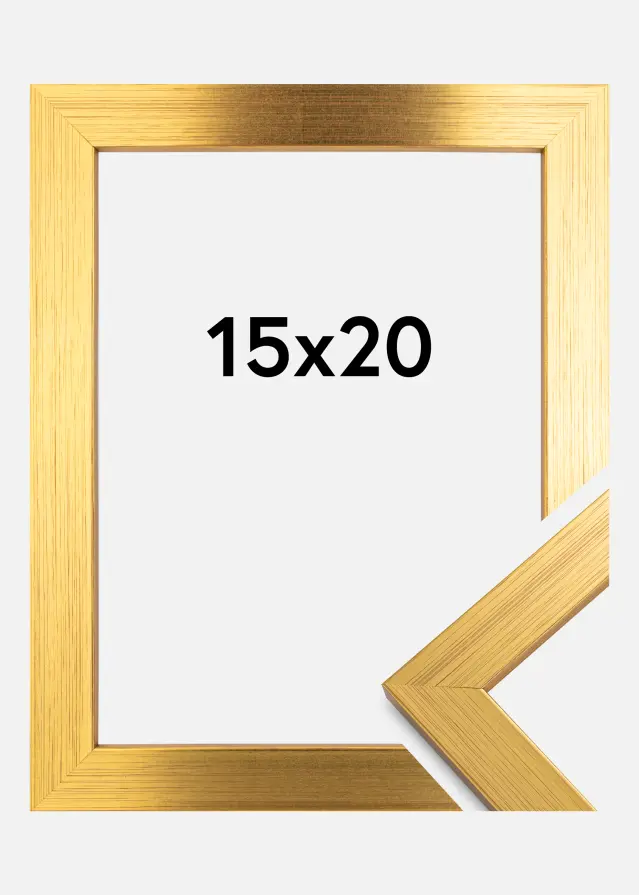 Ramme Gold Wood 15x20 cm