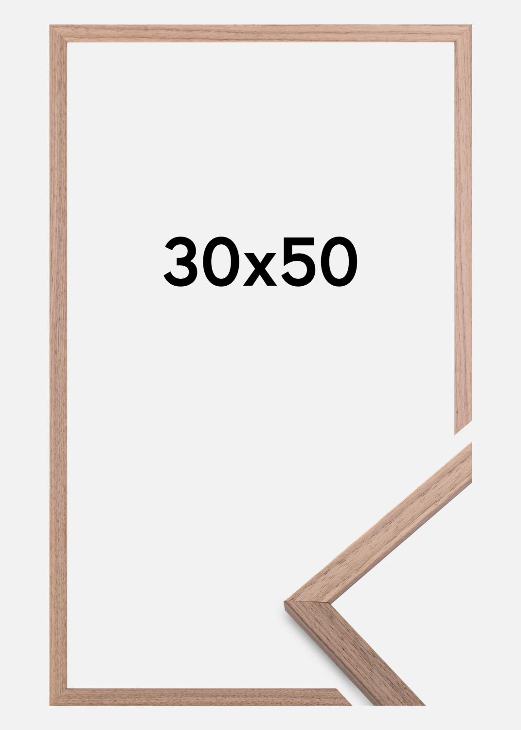 Product Image for Ramme Edsbyn Akrylglas Lys Valnød 30x50 cm