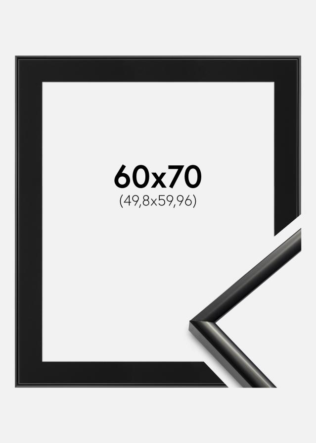 Ramme New Lifestyle Sort 60x70 cm - Passepartout Sort 20x24 inches