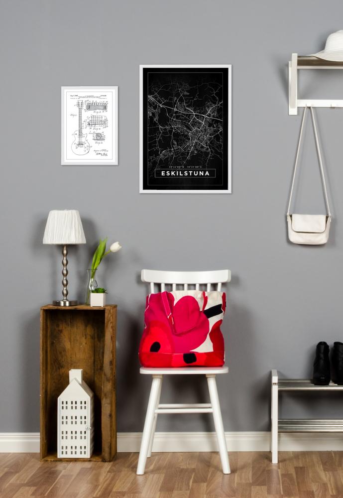 Patenttegning - Elguitar I Plakat