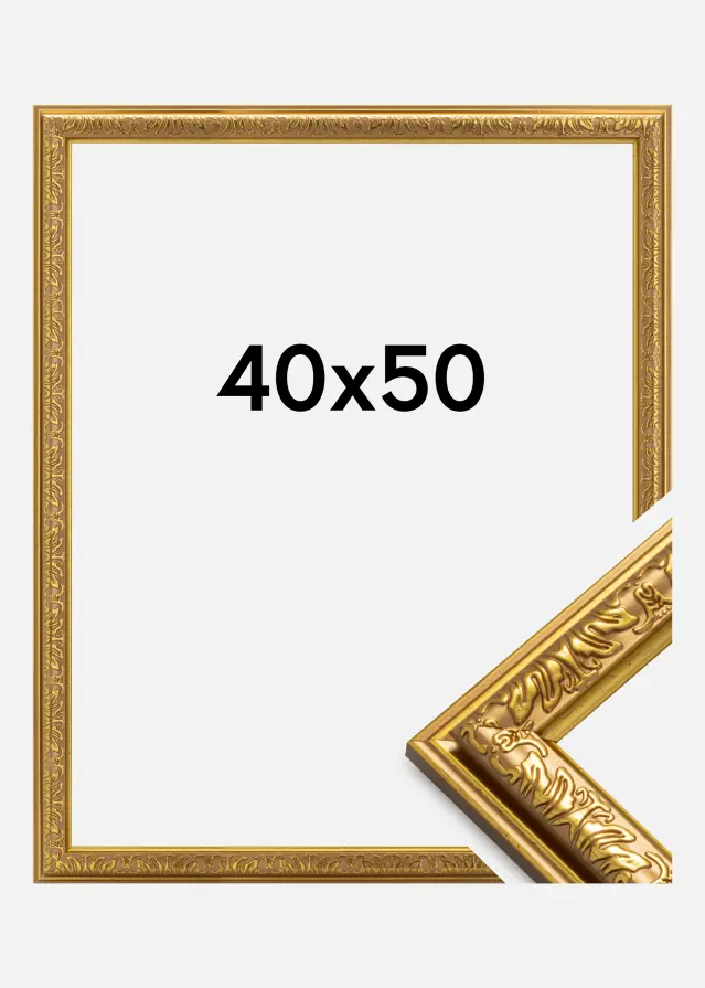 Ramme Nostalgia Guld 40x50 cm