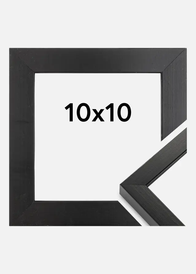 Ramme Amanda Box Sort 10x10 cm