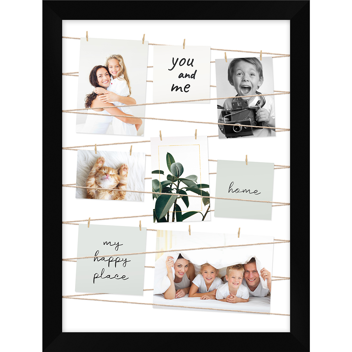 Product Image for Fotogalleri Collageramme Sort 50x70 cm
