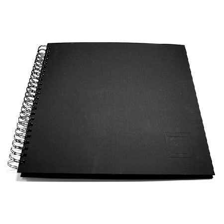 Wire-O Album Sort - 34x33 cm (50 Sorte sider / 25 blade)