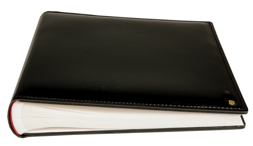 Henzo Gran Cara Premium Fotoalbum - Sort - 31x33 cm (100 Hvide sider / 50 blade)