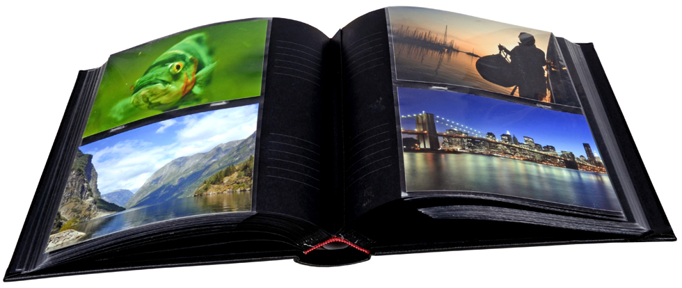 Black Line Super Fotoalbum - 200 Billeder i 11x15 cm