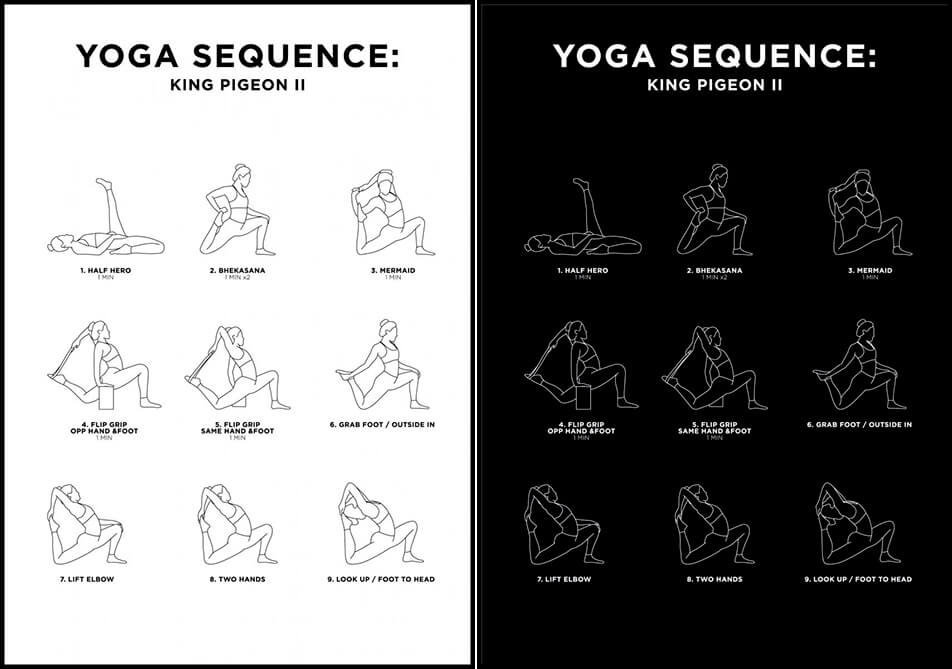 Yoga posters / Yoga plakater