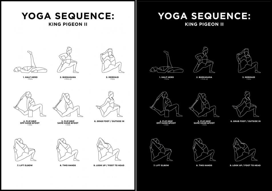 Yoga posters / Yoga plakater