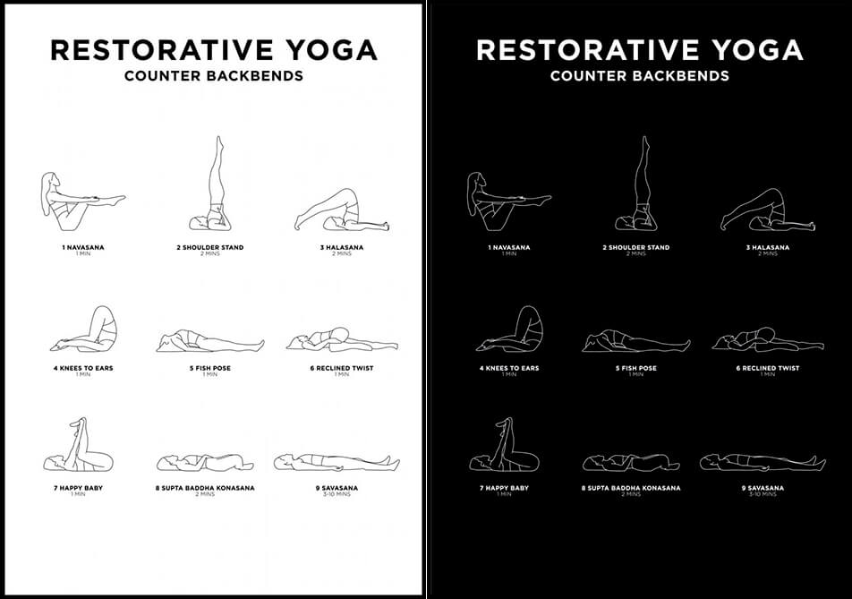 Yoga posters / Yoga plakater