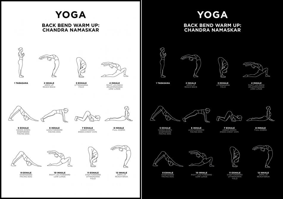 Yoga poster / Yoga plakater